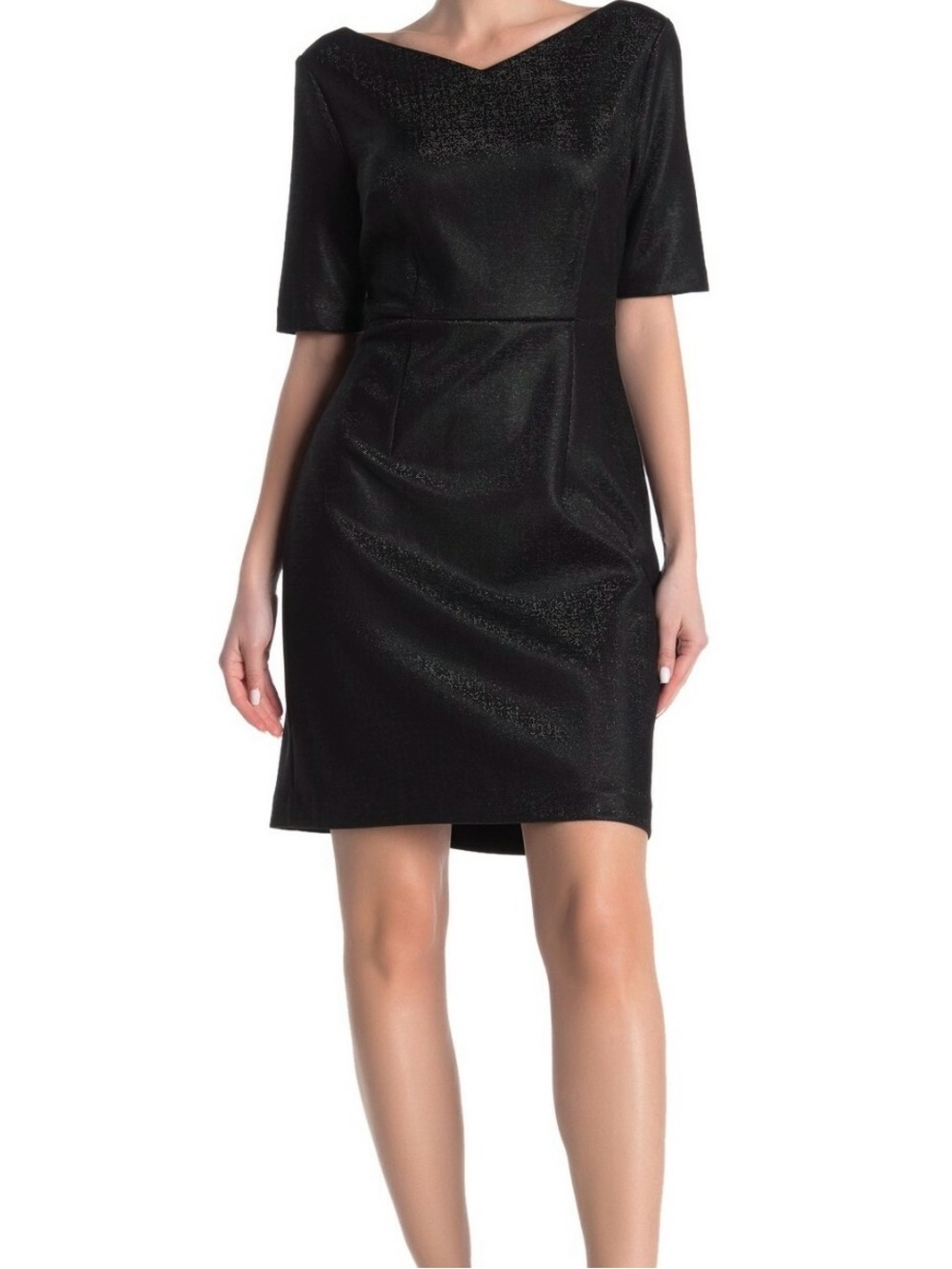 Trina Turk Tiki Noir Metallic Shimmer Cocktail Dress NWT Size 2